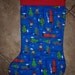 Oversized Quilted Christmas Stocking Thomas the Train Free Personalization