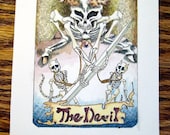Tarot of the Dead Devil Original Illustration
