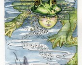 Tarot, Temperance, Original Illustration from The Stolen Child Tarot