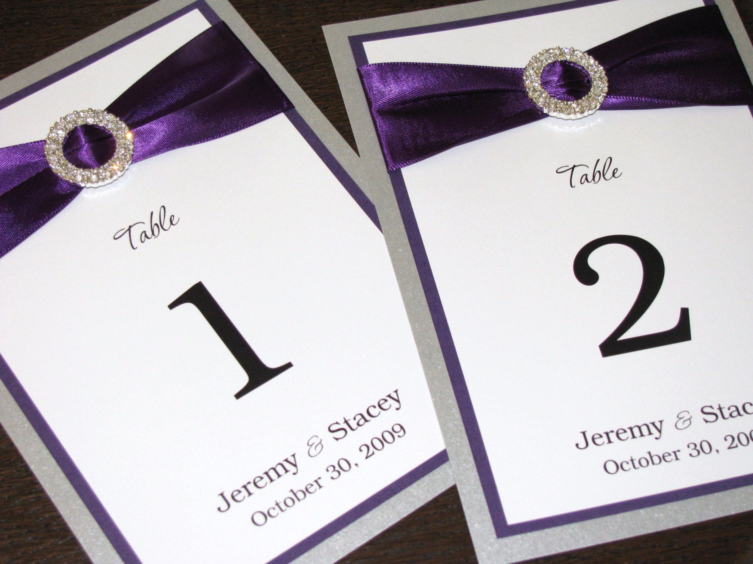 Table Numbers