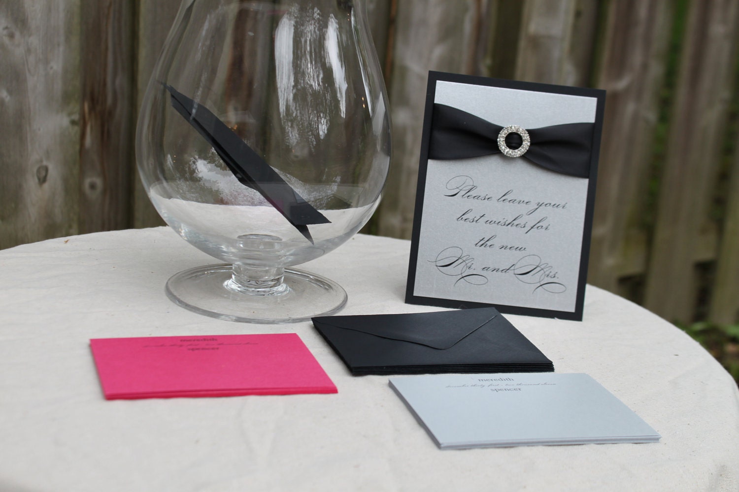 Marriage Advice and Wedding Wish Jar Guest Book Alternative - 50 Guests