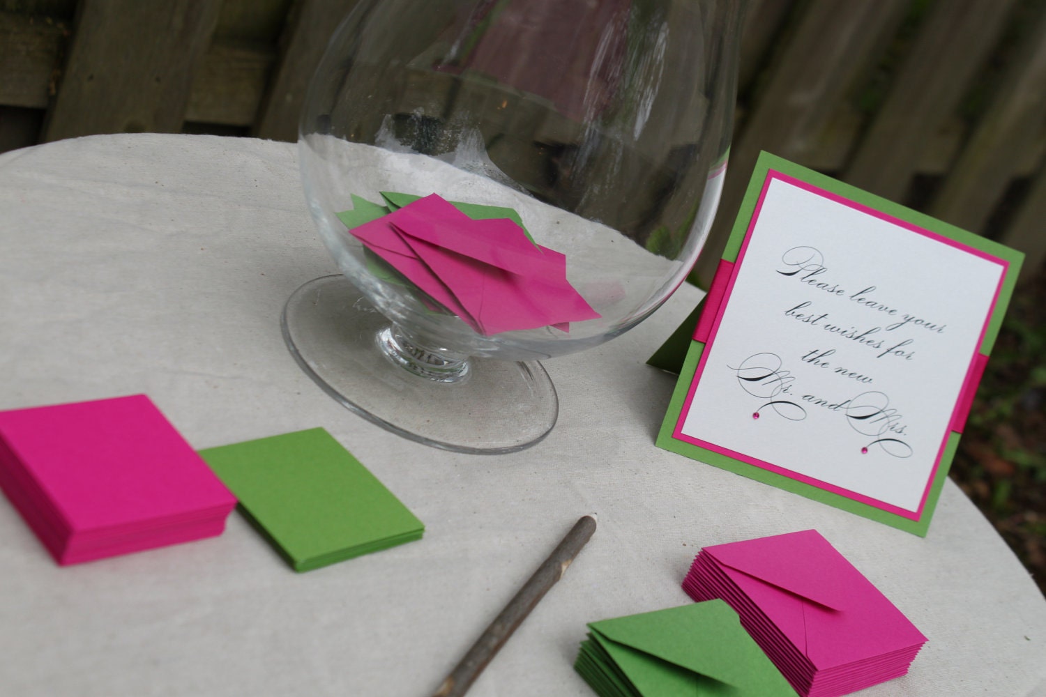 Marriage Advice and Wedding Wish Jar Guest Book Alternative - 50 Guests