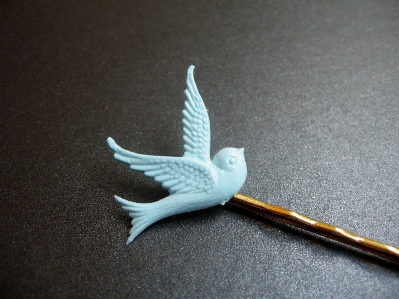 Luxe -Light Blue Sparrow Bobby Pin - Mix and Match