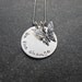Hand Stamped Jewelry Be The Change Sterling Silver Necklace necklace
