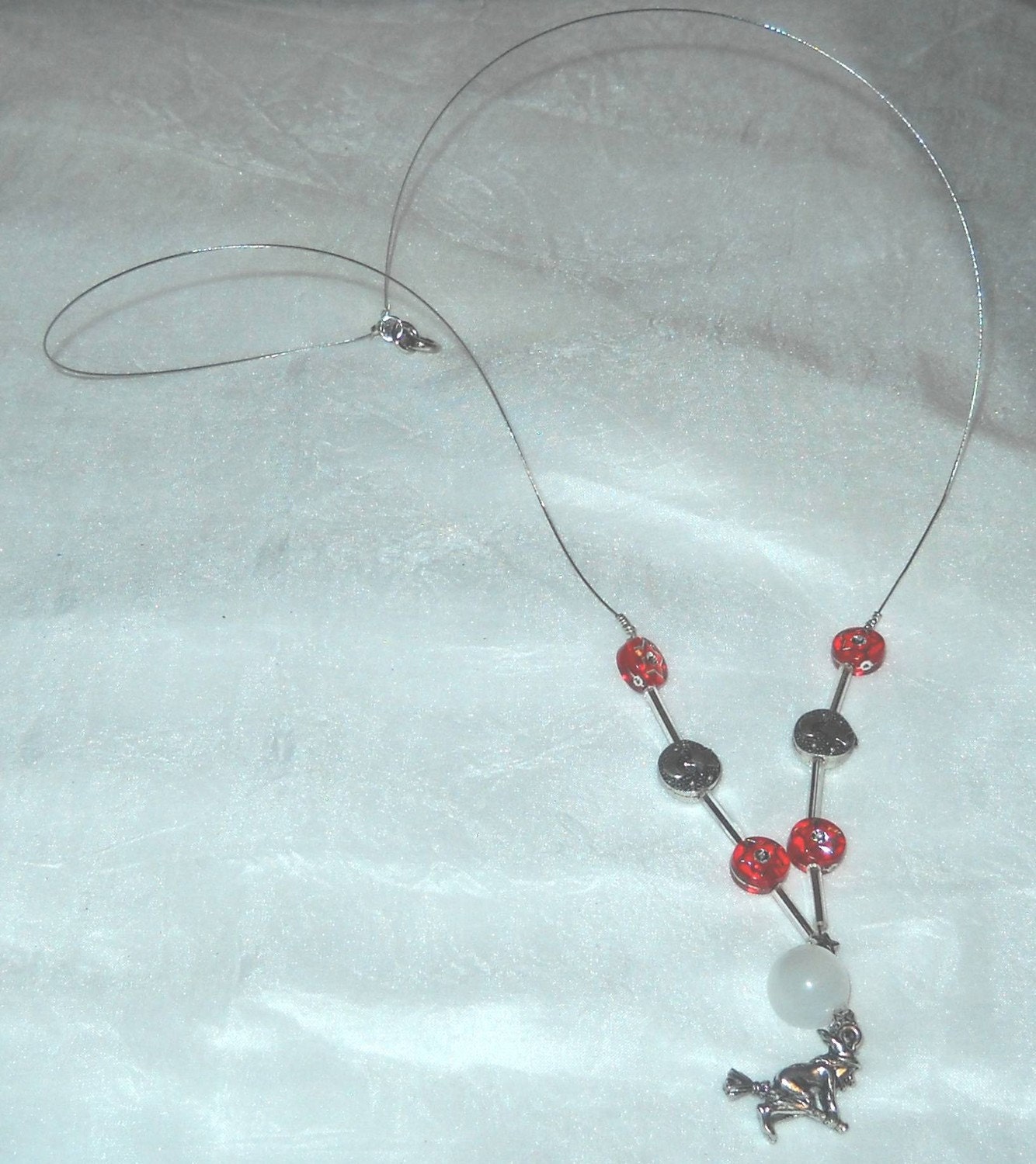 Flying Witch Necklace by Crafty Plum