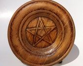 Magickal Pentacle Offering Plate  from 'The Pentacle Series'