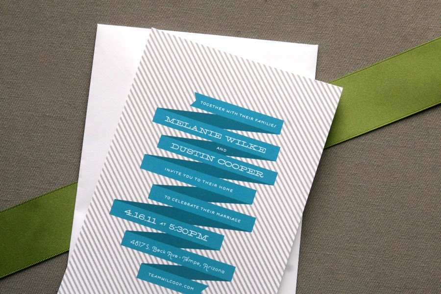 Banner Wedding Invitation