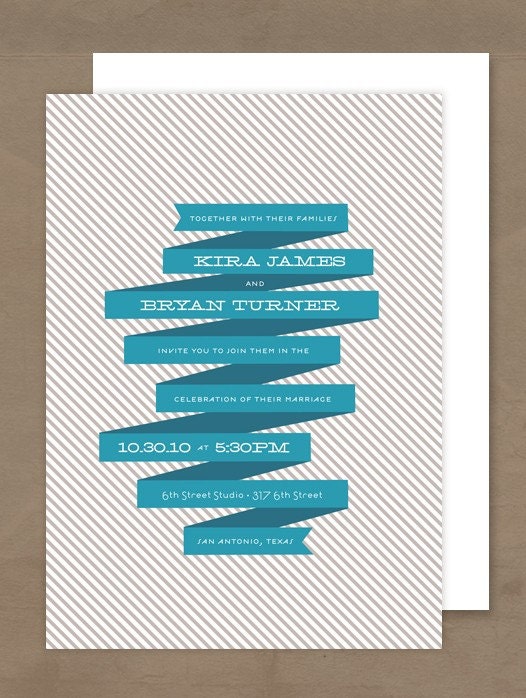 Banner Wedding Invitation