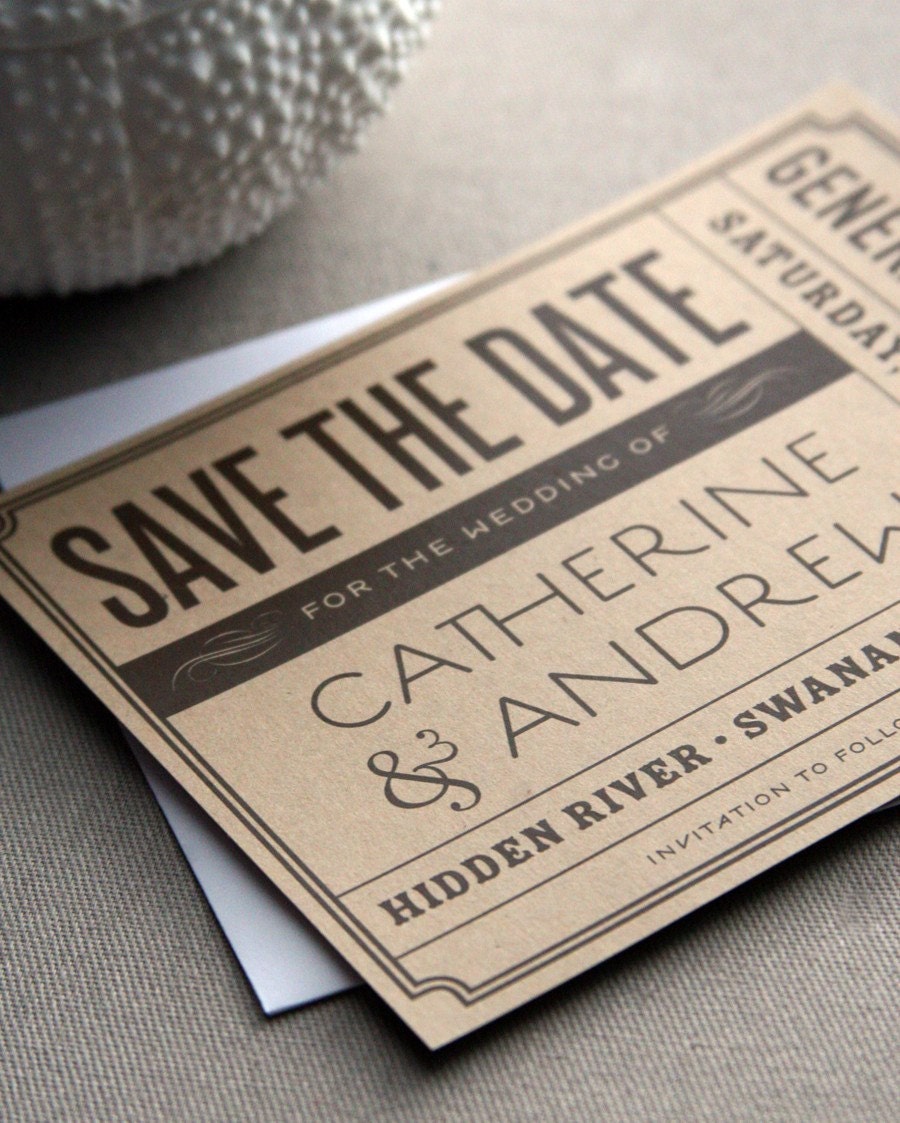 VintageTicket Save-the-Date