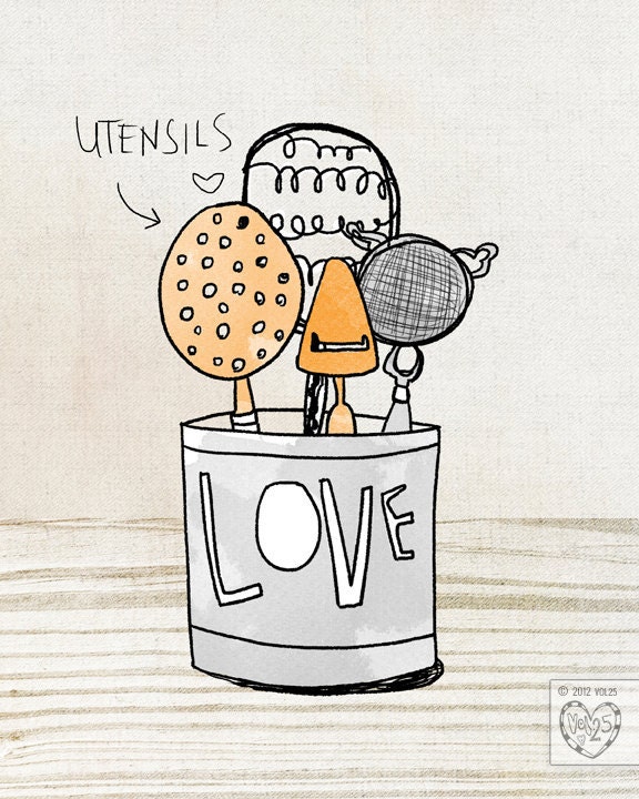 Love and Utensils- In The Kitchen Series