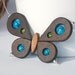 Blue - Butterfly necklace