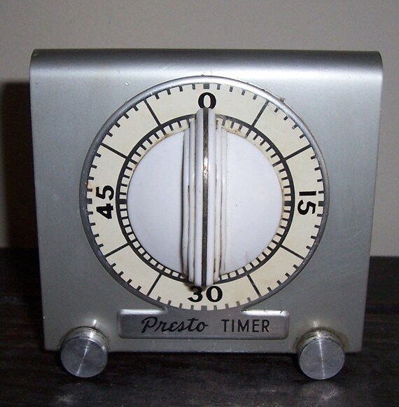 Vintage Presto Kitchen Timer by vintagetea on Etsy