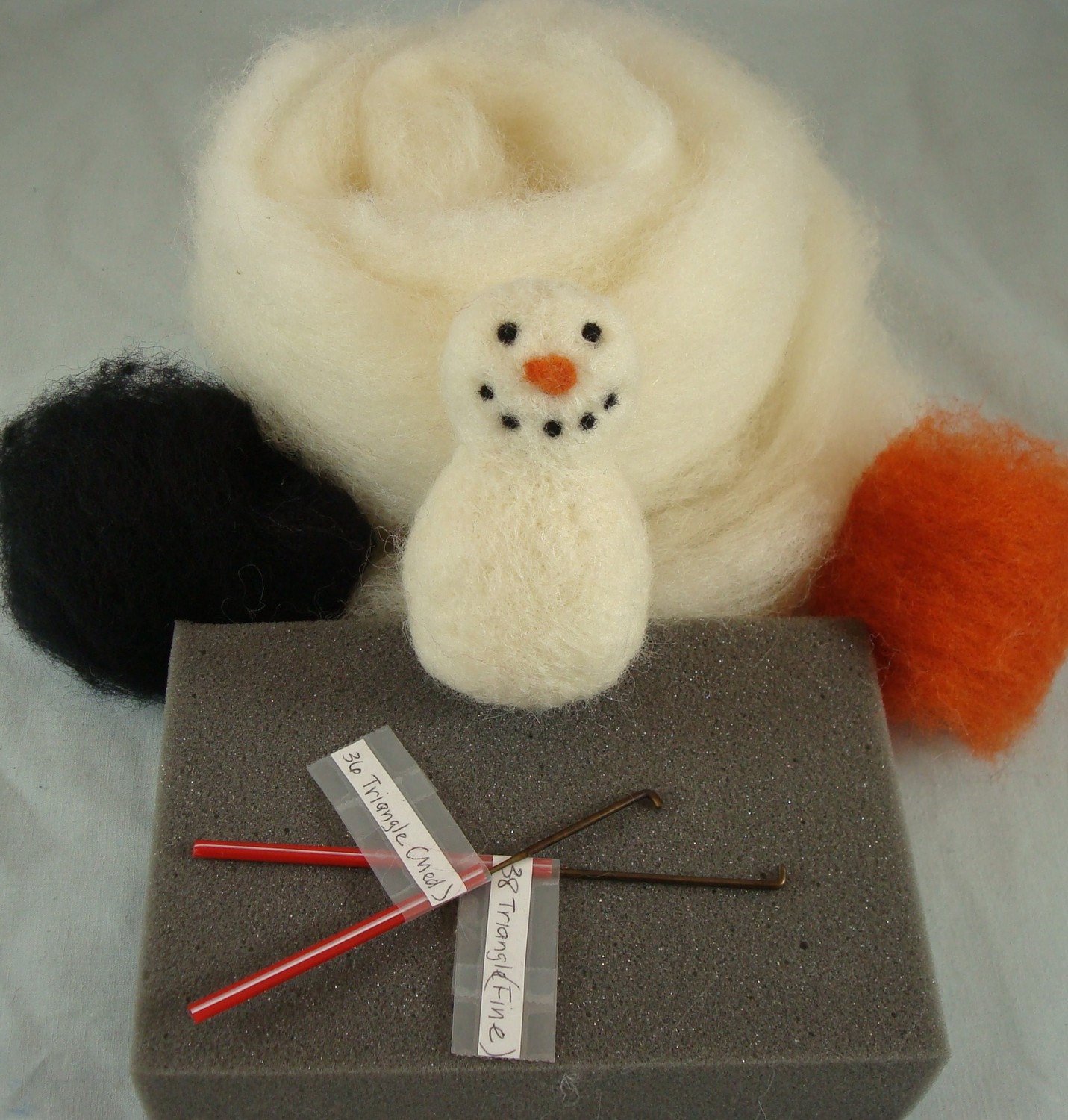Needle Felting Kit - Make Your Own Snowman