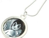Astro Boy 80's retro pin made into necklace
