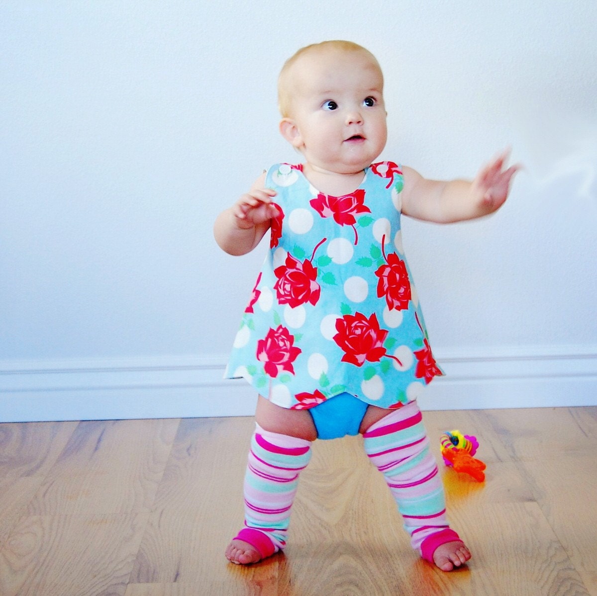 MADE TO ORDER Retro Pinafore for Toddler Size 6 Mo to 3T - msliesenfelder