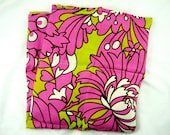 Hip/Back Heat Pack Extra Long Hot/Cold Therapy  Flaxseed Rice Lavender Microwavable AB Wildflowers Pink  Fibromyalgia Yoga Gift Guide