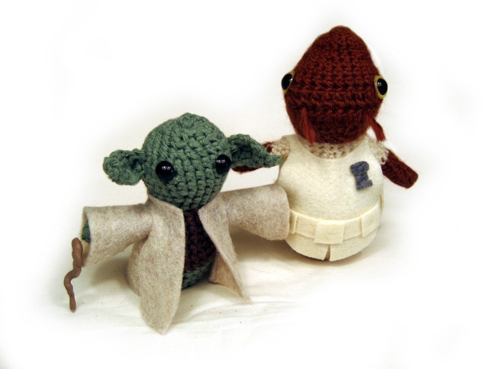 Ackbar and Yoda Amigurumi and Clothes Pattern