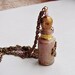 Alice in Wonderland Pink 'Drink Me' Bottle Pendant