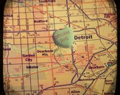 dream big detroit custom candy heart map art 8x8 ttv photo print - free shipping