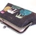 Elephants clutch bag : luxury printed silk purse, bridal accessory, bridesmaid gift, gift box