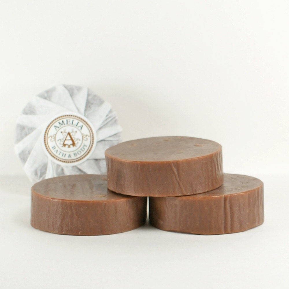 Gourmet Cookie Round Soap Vegan Cold Process Soap Bakery Food Scent - Gourmet Cookie Soap - OOAK One of a Kind