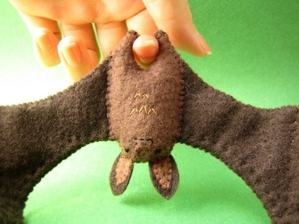 Ophelia the Bat - Small Felt Plush