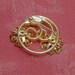 Vintage Coro Multi Color Flower Pin Brooch
