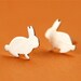 Overstock SALE- WAS: 60.00 NOW 30.00-Tiny Bunny Studs in Silver