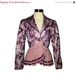 Jamie Lee - Hand Crocheted Peplum Waist Jacket by Annie Briggs - Size M
