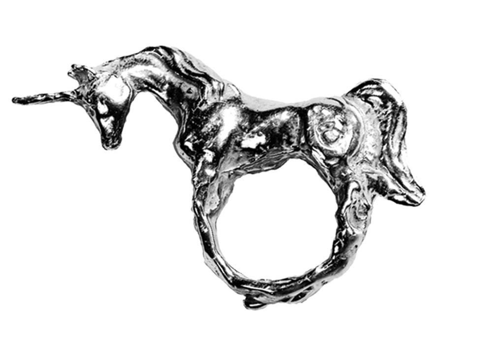 Unicorn Ring in Silver