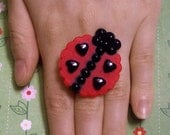 lady luv bug ring