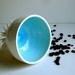 Wheel Thrown and Hand sculpted Sea Urchin Porcelain Cup / Bowl