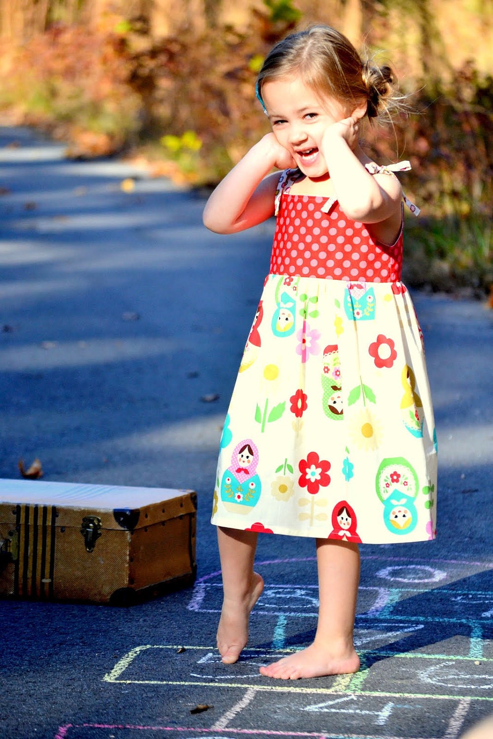 Matryoshka  Russian Tea Room Lap Dress