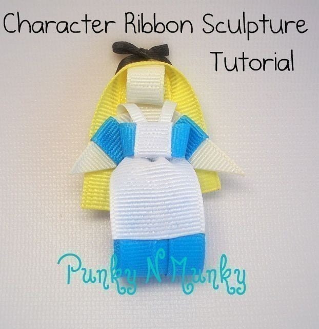 Character Ribbon Sculpture Tutorial INSTANT DOWNLOAD