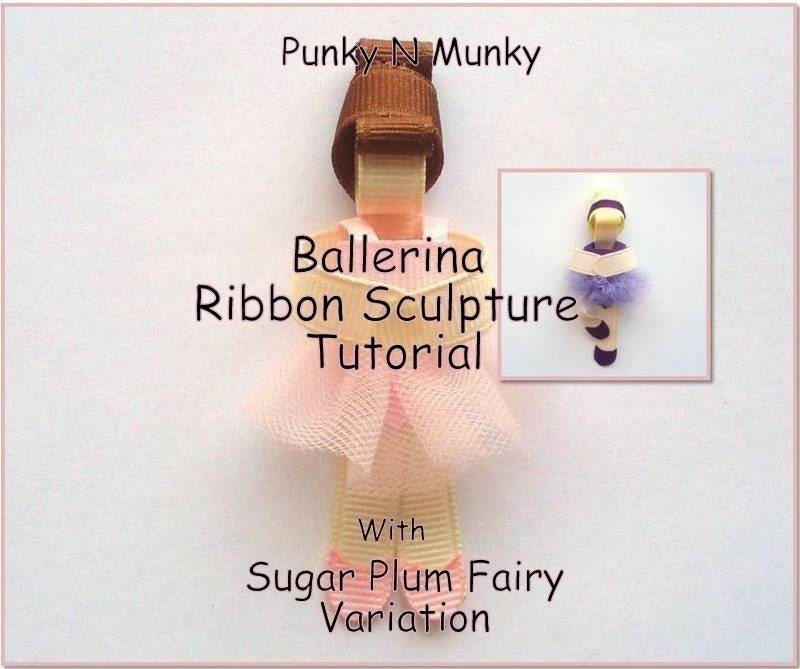 How To Make Ballerina Ribbon Sculpture Tutorial with Sugar Plum Fairy INSTANT DOWNLOAD