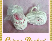 Creme Brulee-Ballerina Bootie in Light Pink- 3 sizes including PREEMIE