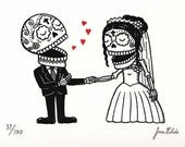 Till Death Limited Edition Gocco Serigraph