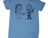 Star Couple Womens T-Shirt Small, Medium, Large, XL in 9 Colors