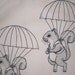 Parachuting Squirrels Canvas Shopping Tote Bag