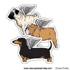 Flying Dogs Vinyl Sticker Pack