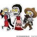 Calaveras Vinyl Sticker 3-Pack