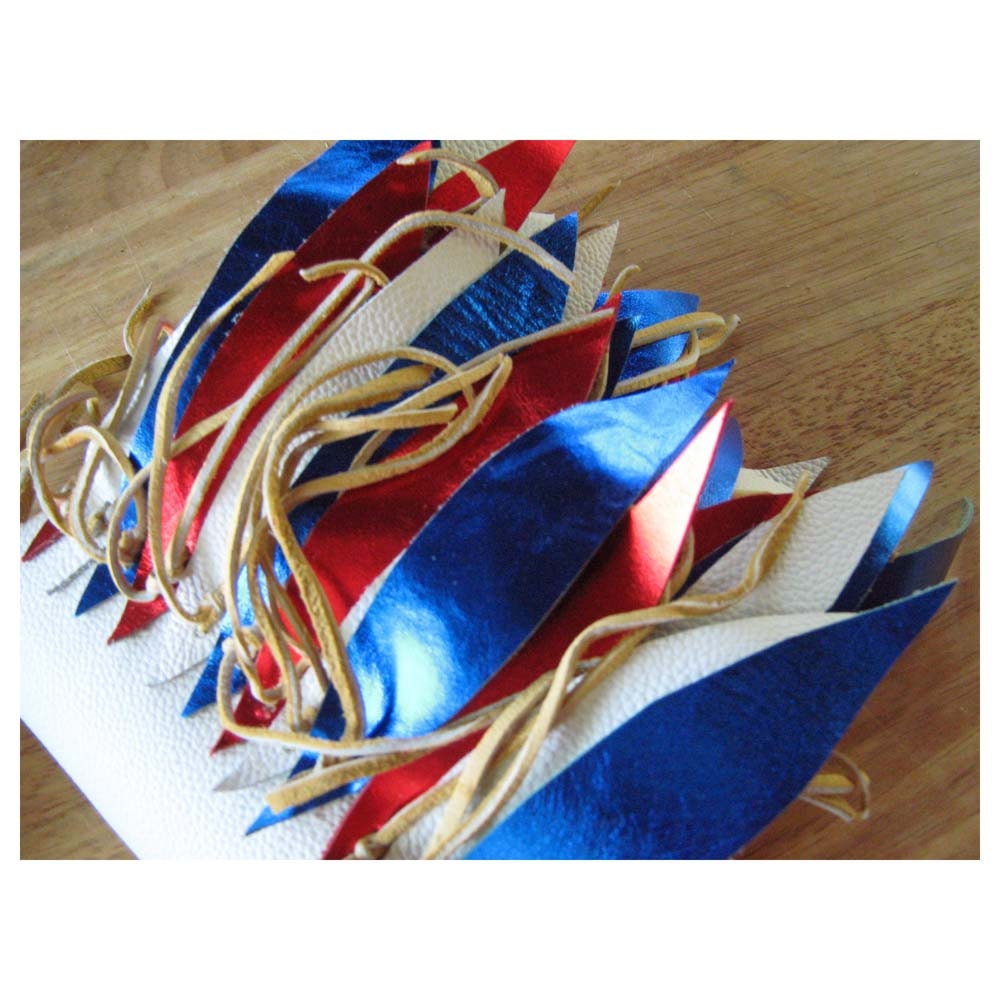 Red White and Blueberry - Leather