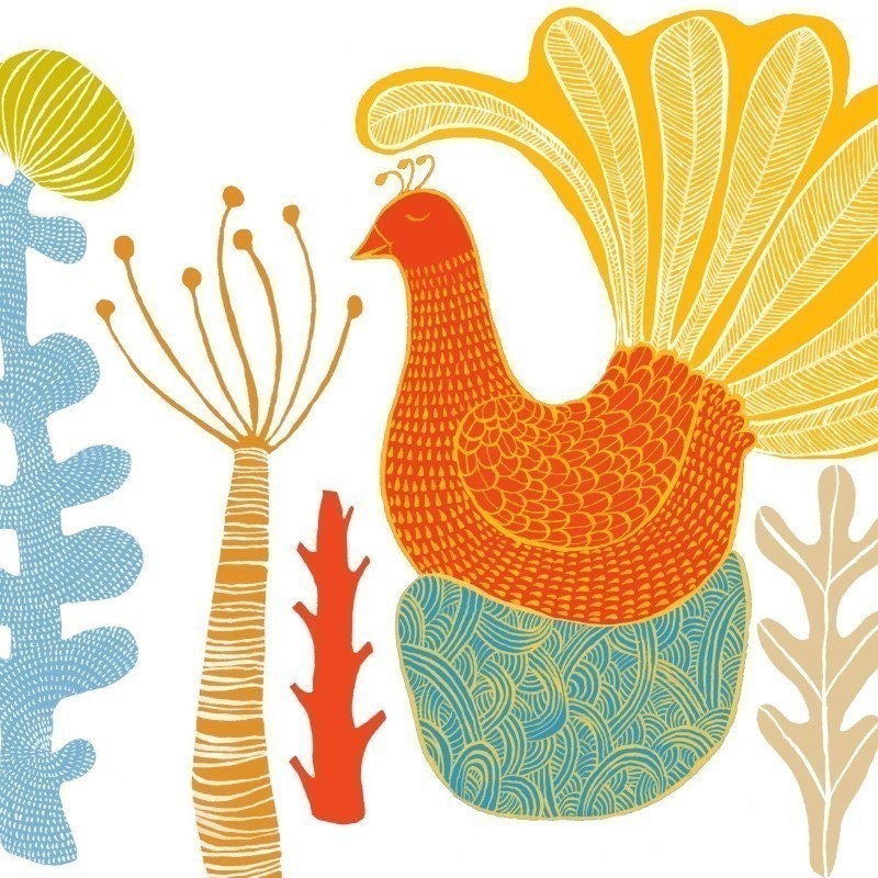 LARGE limited edition print - Birdland