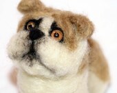 Custom Original Needle Felted Dog or Cat Commission an Original Soft Sculpture of Your Pet 