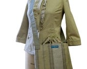Convertible V2SL SUN Nu Beige Drawstring Closure Top TESAGE by Yukiko Sato New York