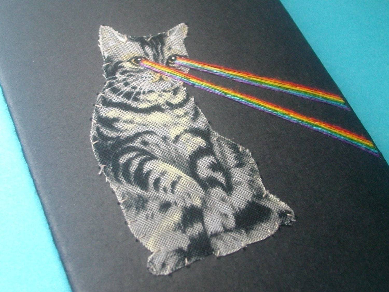laser-eye kitten pocket journal