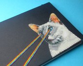 laser-eye kitten pocket journal