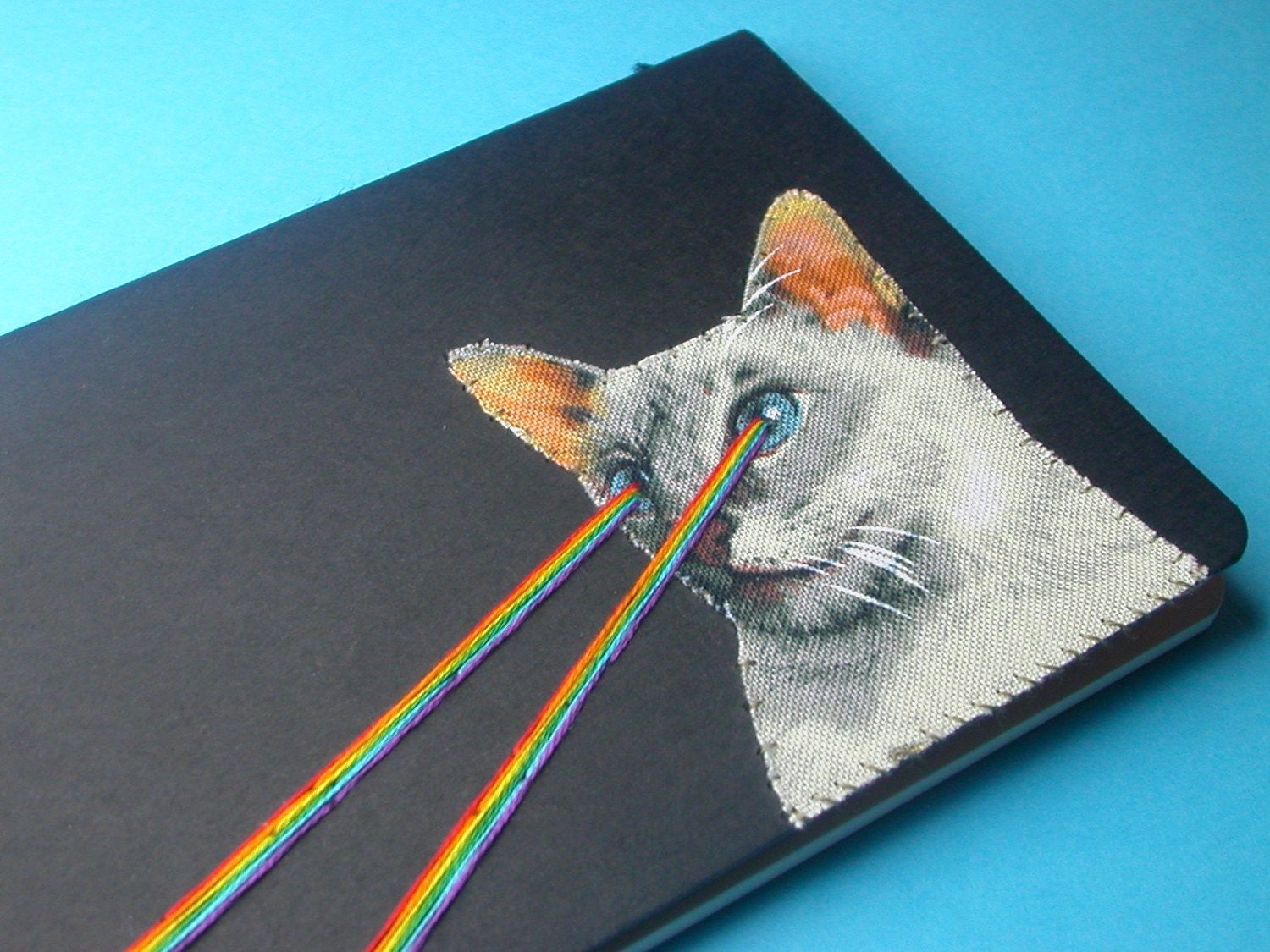 laser-eye kitten pocket journal
