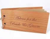 Advice Book or Well Wishes Book for the Bride and Groom