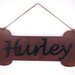 Personalized Dog Bone Name Sign